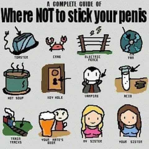 Except those who like danger
